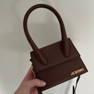 Jacquemus brown Le Chiquito moyen Top-Handle Bag